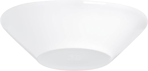 Carlisle FoodService Products Stadia Resuable Plastic Bowl for Home and Restaurant, Melamine, 52 Ounces, White