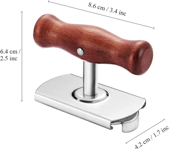 Jar Opener for Weak Hands,Jar Opener for Seniors with Arthritis,Easily Open the Jar with A Simple Twist,Good Gifts for Children and Women (Brown)