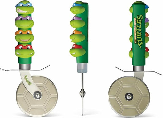 Teenage Mutant Ninja Turtles Pizza Cutter | TMNT Pizza Slicer | TMNT Pizza Wheel Cutter | TMNT Pizza Party Supplies | Officially Licensed