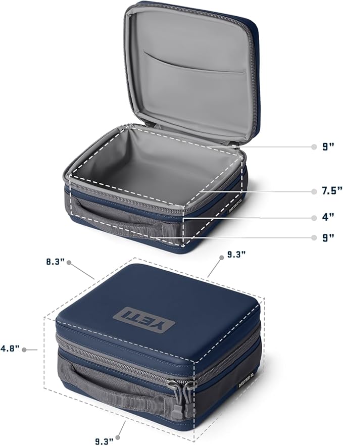 YETI Daytrip 3L Insulated Soft Cooler Lunch Box, Black