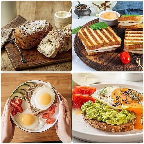 SOV Silicone Bread Loaf Pan, Non-Stick Loaf Pan and Easy Release, Ideal for Bread, Toast, Brownie, Homemade Cakes and Quiche Pie, BPA Free and Dishwasher Safe, Food Grade. (1, loaf pan)