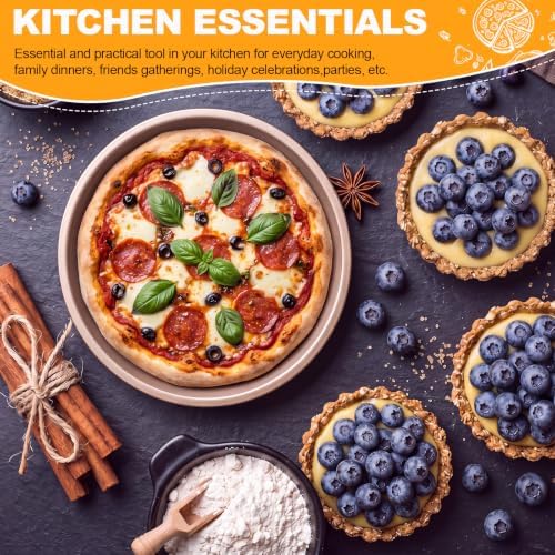 8 Pcs Pie Tins, 9 Inch Round Pans, Golden