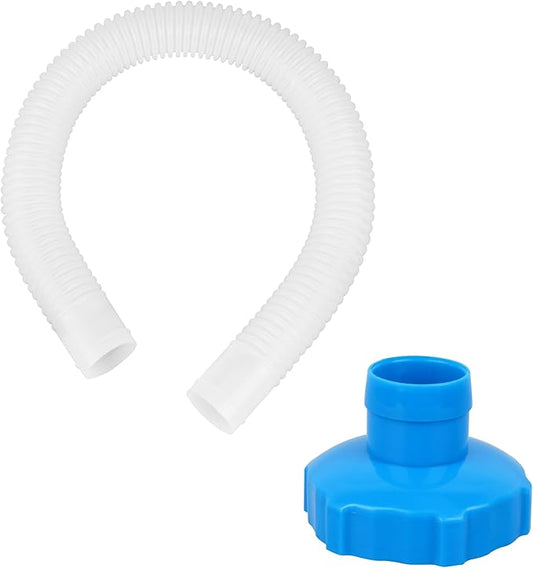 25016 Pool Skimmer Hose & Adapter B Replacement Set – Universal Fit for Intex Above Ground Pools | Leak-Proof Connections