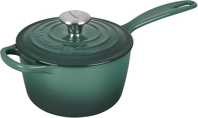 Le Creuset Enameled Cast Iron Signature Saucepan, 1.75 qt., Artichaut