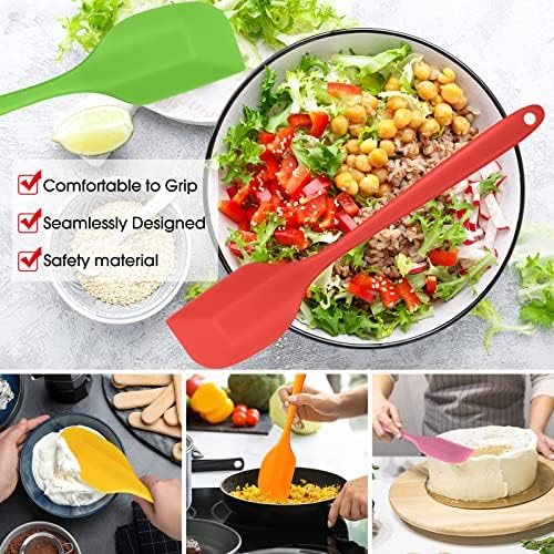 Irenare 36 Pcs Mini Silicone Spatulas Bulk, 8.3 Inch, Cute