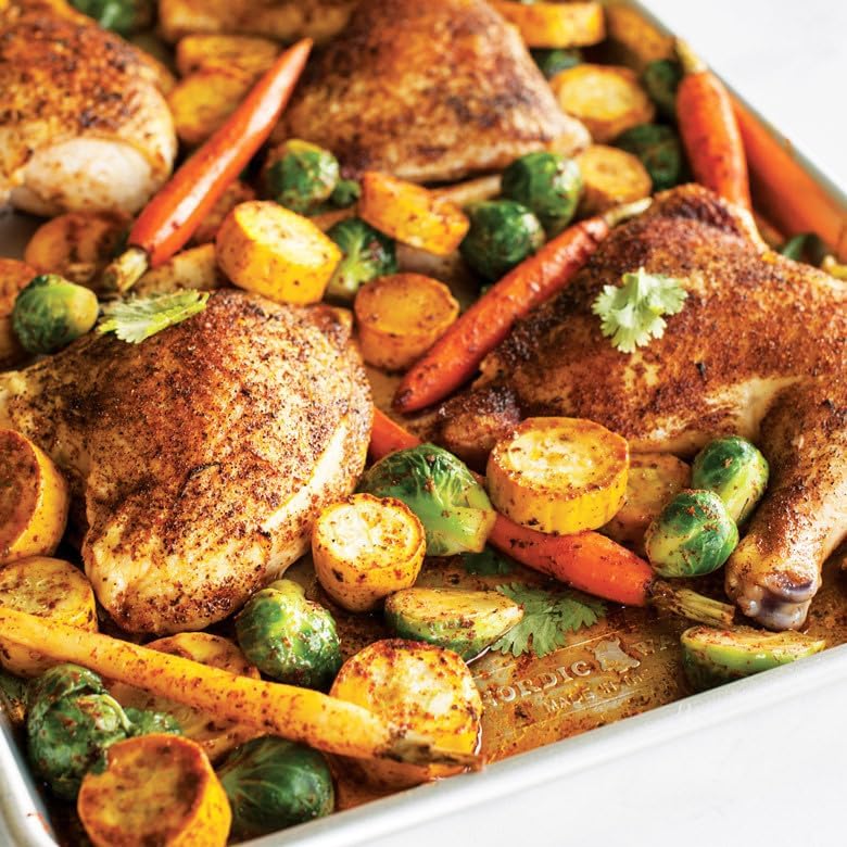 Nordic Ware Extra Large Baking Sheet, 21 x 15 inches, XL Big sheet pan Natural Uncoated Aluminum, Reinforced Steel Rim Prevents Warping, 1pk Big Sheet