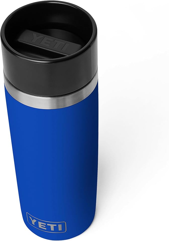 YETI Rambler 16 oz Travel Bottle, Stainless Steel, Vacuum Insulated with Leakproof Commuter Cap, Royal Blue