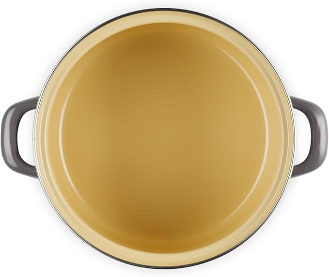 Le Creuset Enamel on Steel Traditional Petite Stockpot, 3.8qt., Oyster