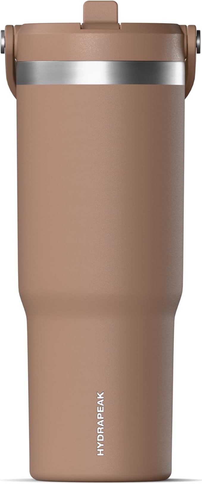 Hydrapeak Nomad 32 oz Tumbler with Handle and Straw Lid, Leakproof, Double Insulated, 32oz Cup Stainless Steel (Almond)