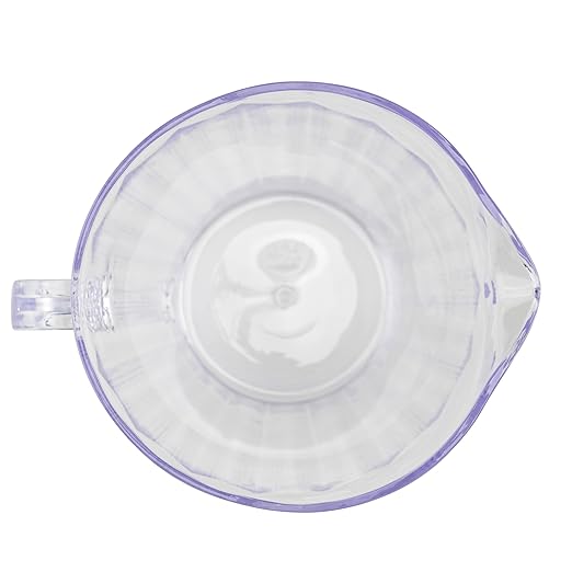G.E.T. P-1064-1-CL BPA-Free Break-Resistant Plastic Serving Pitcher, 60 Ounce, Clear, (Pack of 12)