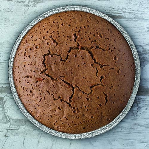PLASTICPRO 6'' Inch Round Tin Foil Cake Pans Disposable Pack of 50