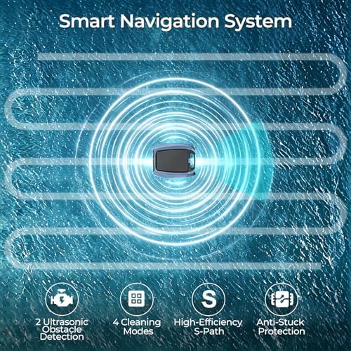KAVANO Solar Pool Skimmer Robot, Robotic Pool Surface Cleaner with App Control, Automatic Floating Pool Skimmer for Inground and Above Ground Pools
