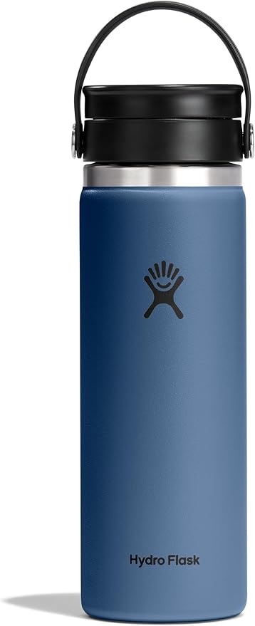 Hydro Flask Flex Sip Coffee Tumbler – Insulated Stainless Steel, Non Spill, Leak Proof Travel Cup 20 Oz Harbor Blue