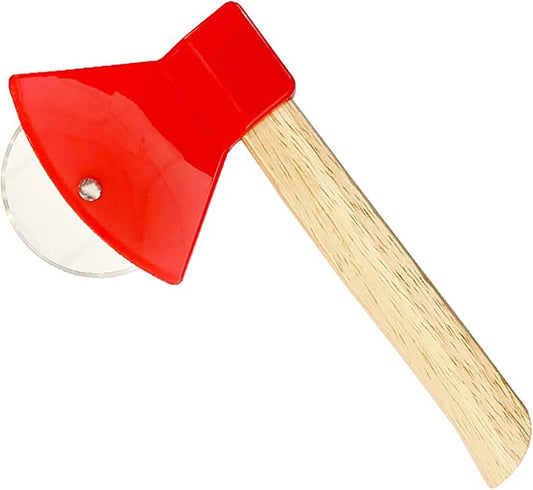 Axe Head Shape Pizza Cutter, 9 Inch x 4 Inch Stainless Steel Pizza Knife Sharp Blade for Cutting of Pizza, Bread and Cake (red)