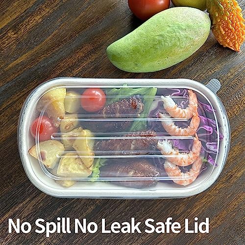 32 oz Disposable Meal Prep Containers with Lids 50 Pack
