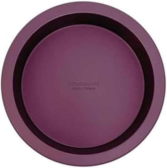 KitchenAid Nonstick Swiss Engineered Aluminized Steel Round Cake Pan, Dishwasher Safe, 9 Inch, Beetroot