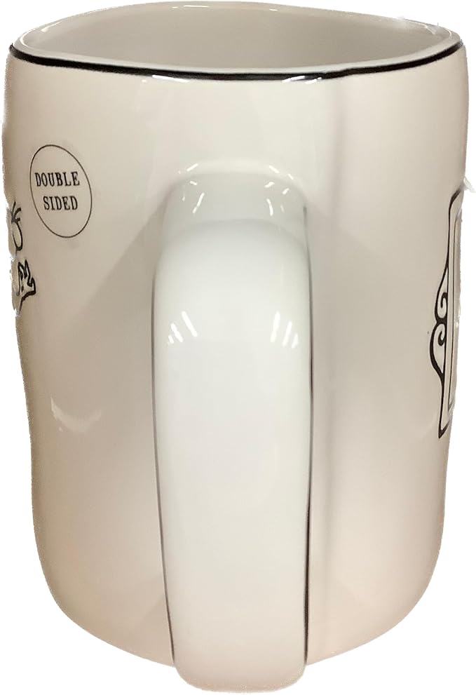 Rae Dunn Disney Pixar Ratatouille Coffee Mug, Black & White Remy - Chef's Kiss