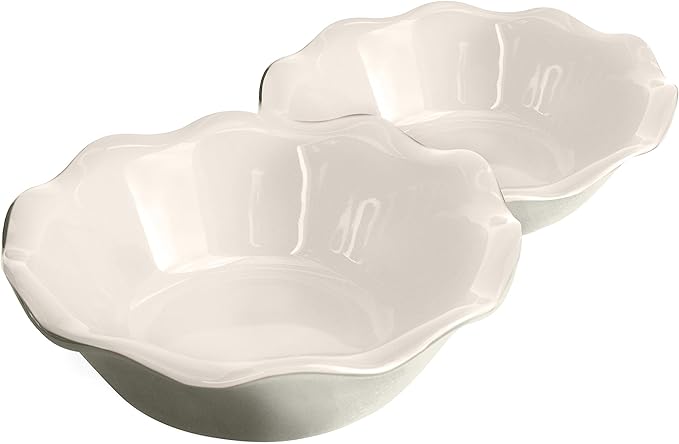 Emile Henry Mini (Set Of 2) pie dish, Pearl Gray
