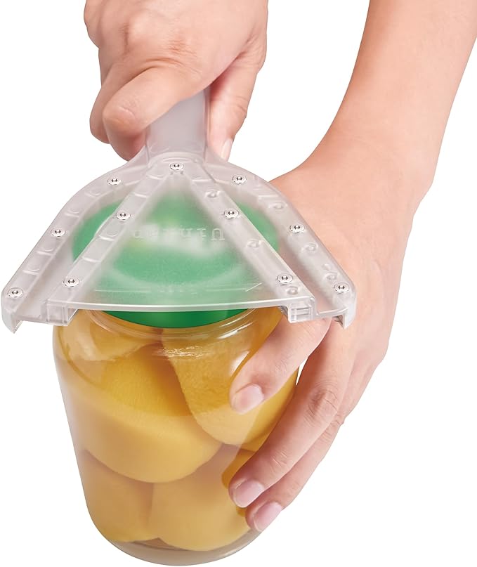 Jar Opener for Weak Hand & Seniors with Arthritis,Easy Twist Off Bottle Caps,Patent | Unique Kitchen Gadgets,Handheld Lid Top Open for Elderly/Women/Men (Pink)
