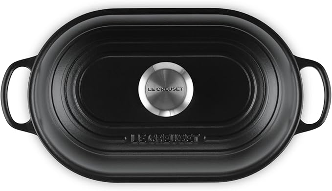 Le Creuset Enameled Cast Iron Signature Oval Bread Oven, 11.5 inch, Licorice