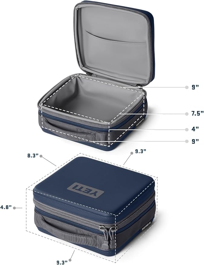YETI Daytrip 3L Insulated Soft Cooler Lunch Box, Classic Navy