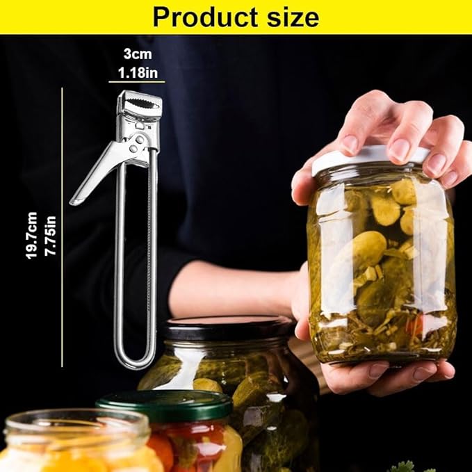 2026 New Jar Opener for Weak Hands,Adjustable Stainless Steel Jar Opener,Jar Gripper Tight Lid Opener, Jar Lid Gripper,Kitchen Gadgets Accessories