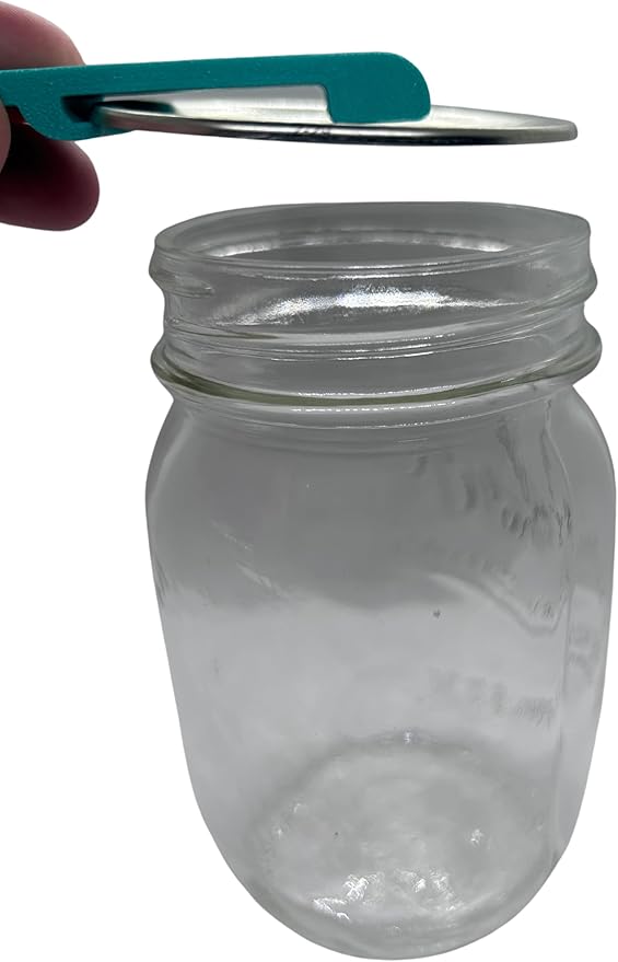 Canning and Mason Jar Opener, Easy Release Vacuum Seal for all lids magnetic (Dark Green)