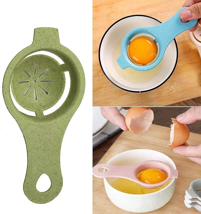 Egg Yolk White Separator 3PCS Egg Separator Egg Yolk Separator Food Grade Egg White Filter Egg Separator Tool Kitchen Baking Gadget
