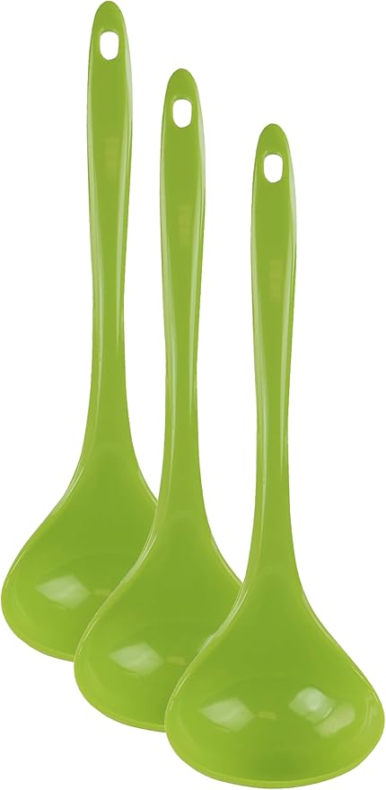 Reston Lloyd Calypso Basics 100% Melamine Ladle UtensiLs (Pack of 3)