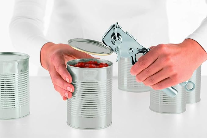 Rösle Stainless Steel Can Opener with Pliers Grip, 7-inch