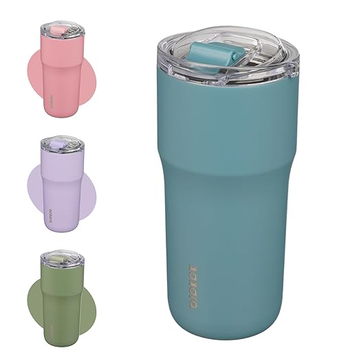 BJPKPK Insulated Tumbler,20oz Stainless Steel Tumbler with lid,Double Wall Travel Coffee Mug Thermal Cup,Keep Drinks Cold and Hot,Haze Blue