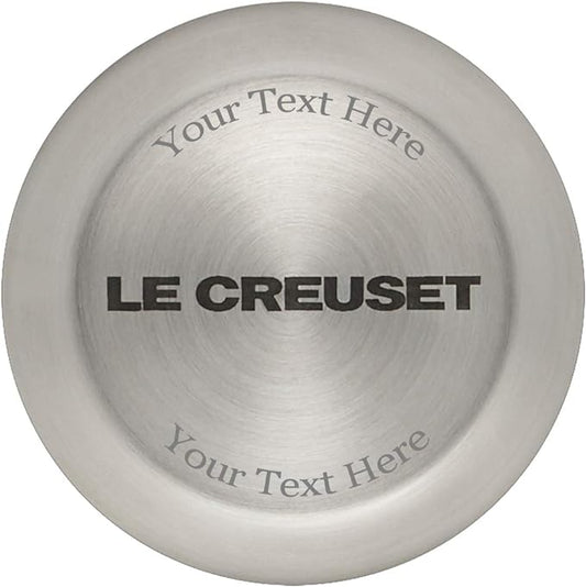 Le Creuset Enameled Cast Iron Signature Oval Dutch Oven with Personalized Knob Engraving, 5 qt.