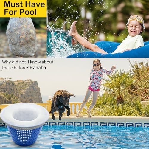 50 Pack Pool Filter Skimmer Socks - Pool Socks for Skimmer Basket