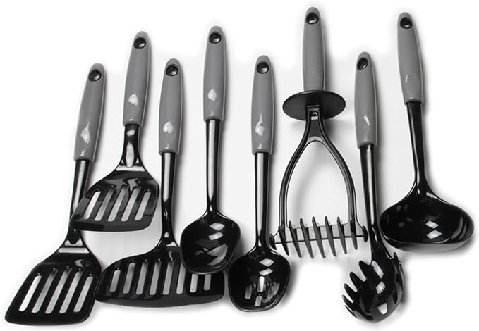 Chef Craft Select Nylon Jumbo Turner/Spatula, 12 inch, Gray