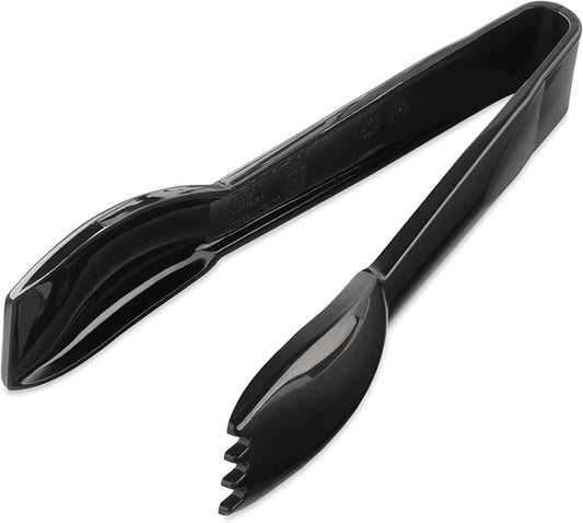 Carlisle FoodService Products CFS Carly Salad Tong, 9" Salad Tong, Black, 1 Pack