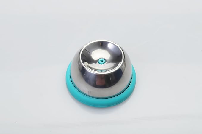 Stainless Steel Egg Piercer - Egg Opener for Hard Boiled Eggs, Egg Poker with Sharp Pin & Anti-Slip Base, Perfect Hard Boiled Egg Peeler Tool, Easy Peel Kitchen Gadget Gift (Blue(simple))