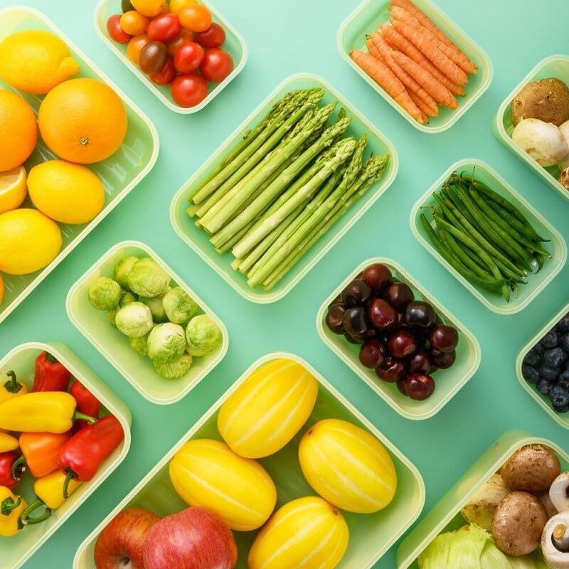 LocknLock Fresh-Block Plastic Food Storage Container | Produce Storage Containers for Fridge | Vegetable & Fruit Storage Containers for Fridge, Storage, Microwave & Dishwasher Safe, 760ml
