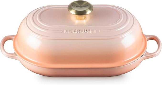 Le Creuset Enameled Cast Iron Signature Oval Bread Oven, 11.5 inch, Peche