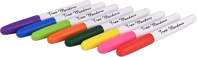 The Eggmazing Egg Decorator The Original EggMazing Easter Egg - Treemendous Christmas Tree Ornament Decorator - Replacement 8 Colorful Non-Toxic Marker Set (Multicolor) - Packaging May Vary