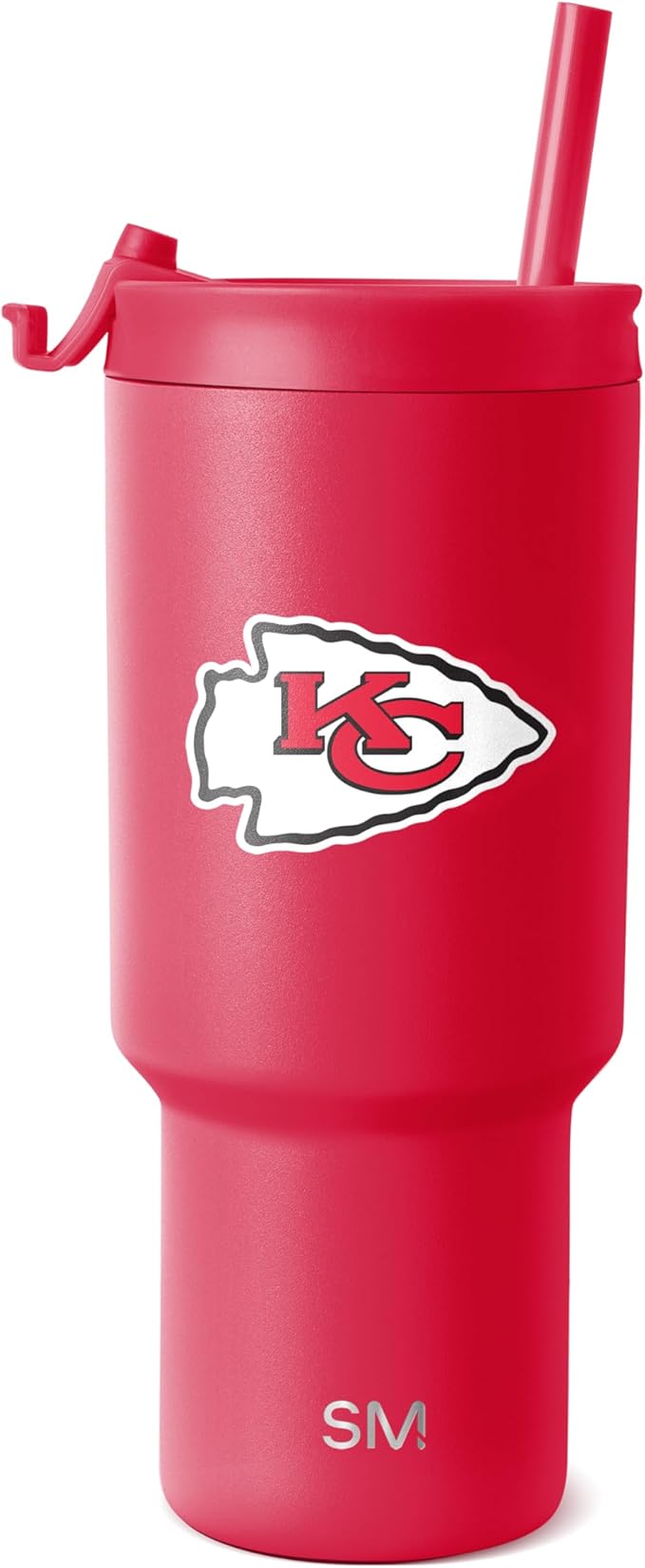 Simple Modern Officially Licensed NFL 30oz Tumbler with Flip Lid and Straws | Football Insulated Stainless Steel Cup | Gifts for Men Women | Trek Collection