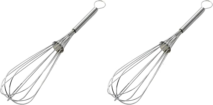 Chef Craft Classic Sturdy Whisk, 10 inch, Chrome (Pack of 2)