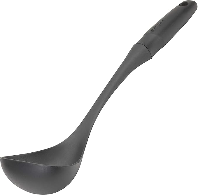 GoodCook Touch Ladle Nylon Heat-Safe Serving and Cooking Spoon, Black