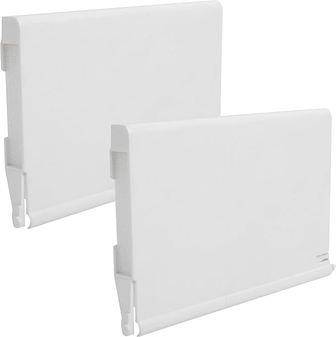 (2-Pcak) Exact Replacement 516252 White Weir Gate Assembly - Bermuda Gunite Skimmer and Bermuda Skimmers - Vinyl Weir Gate Assembly - 8 1/2 Inches x 5 3/8 Inches