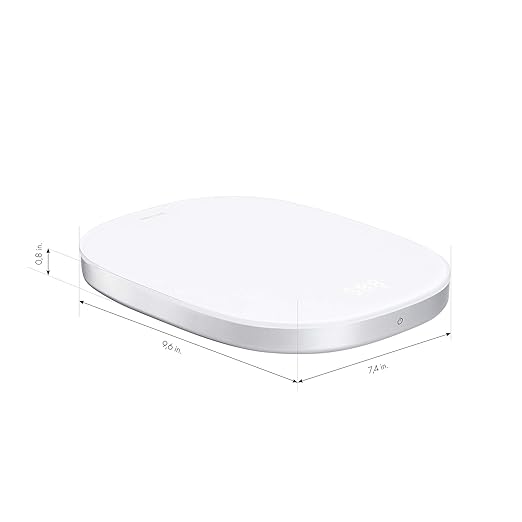 ZWILLING Enfinigy Digital Kitchen Food Scale, Max Weight 22lbs, Grams & Ounces, .1-gram Accuracy, White