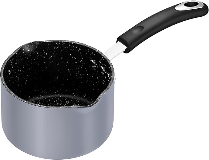 The All-In-One Stone Saucepan and Cooking Pot by Ozeri - 100% APEO, GenX, PFBS, PFOS, PFOA, NMP and NEP-Free German-Made Coating
