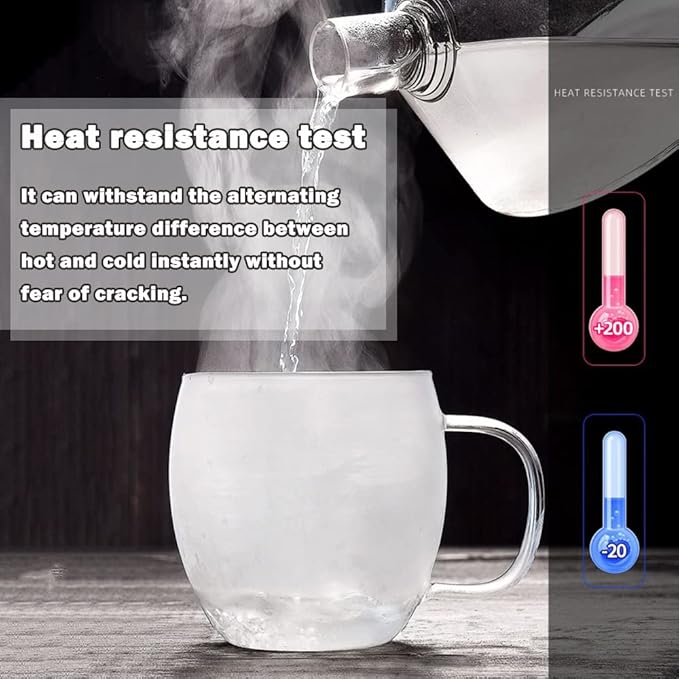Glass Tea Cup with Infuser and Lid,500ml (17oz) Borosilicate Glass Tea Mugs for Loose Leaf Tea,Glass Tea Cups with Filter for Black Tea,Great Loose Tea-leaf Brewing System
