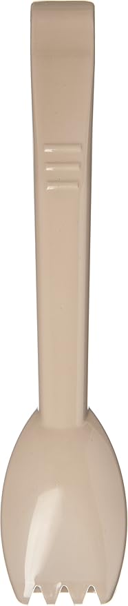 Carlisle FoodService Products 460906 Carly Salad Tong, 9" Salad Tong, Beige, 1 Pack