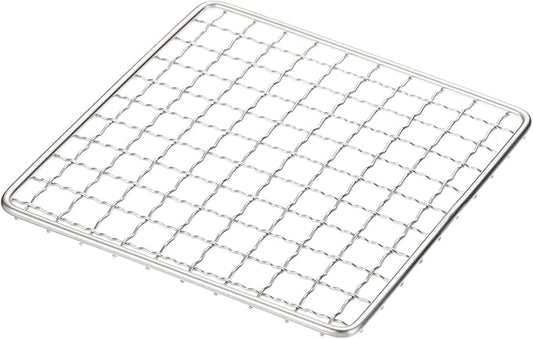 uxcell Cooling Racks, 5.9" x 5.9" Stainless Steel Barbecue BBQ Grill Net Mesh Rack Grate for Cooking, Roasting, Grilling, Oven & Dishwasher Safe, Silver