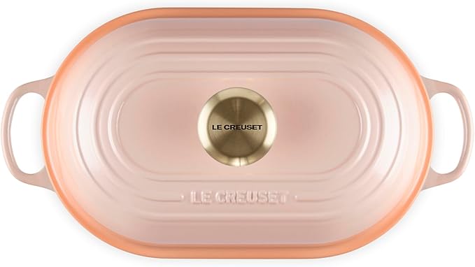Le Creuset Enameled Cast Iron Signature Oval Bread Oven, 11.5 inch, Peche