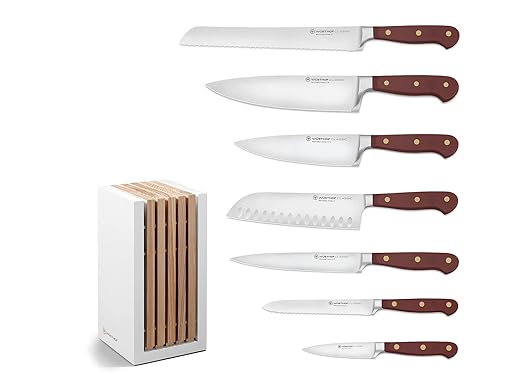 WÜSTHOF Classic Tasty Sumac 8 Piece Knife Block Set